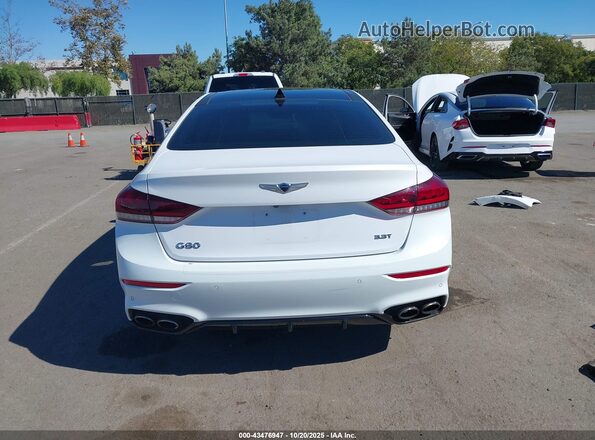 KMHGN4JB3KU290992 2019 GENESIS G80 White 