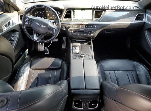 KMHGN4JB5JU233028 2018 GENESIS G80 Черный 