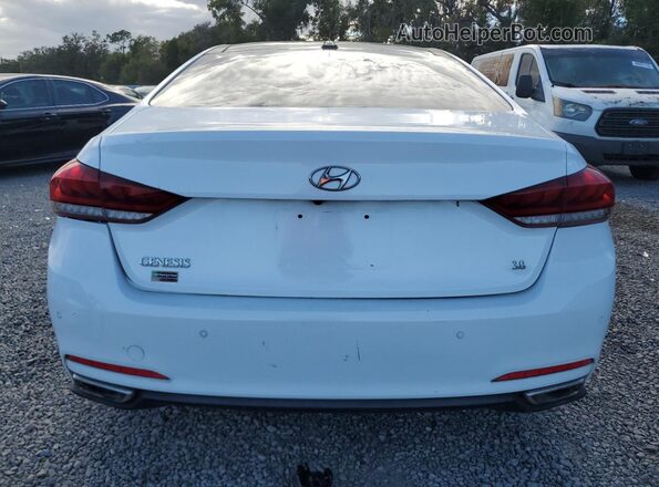 KMHGN4JE7GU107515 2016 HYUNDAI GENESIS White Widok z tyłu
