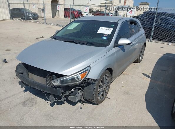 KMHH35LE2JU013918 2018 HYUNDAI ELANTRA GT Gray წინა მარცხენა ხედი სამი მეოთხედიდან