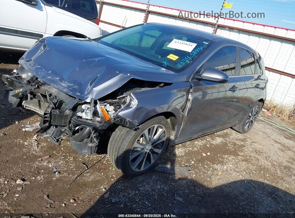 KMHH35LE8KU104144 2019 HYUNDAI ELANTRA GT Gray Przód lewy