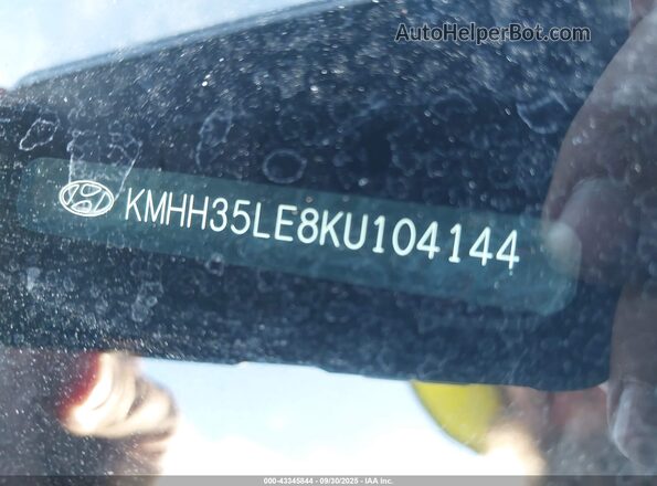 KMHH35LE8KU104144 2019 HYUNDAI ELANTRA GT Gray Widok komory silnika