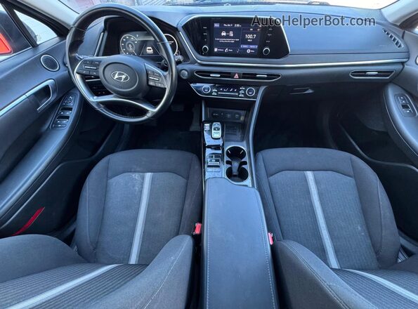 KMHL14JA8NA213980 2022 HYUNDAI SONATA Black Vista del cuadro de instrumentos
