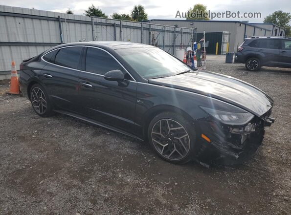 KMHL14JC0NA220519 2022 HYUNDAI SONATA Black 
