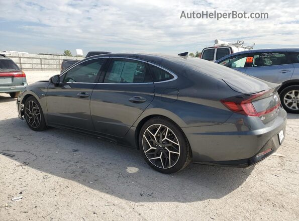 KMHL14JC4NA226839 2022 HYUNDAI SONATA Серый Задняя левая четверть