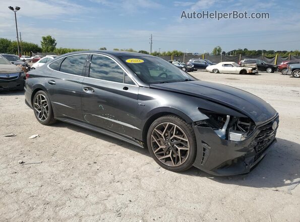 KMHL14JC4NA226839 2022 HYUNDAI SONATA Серый Передняя правая четверть