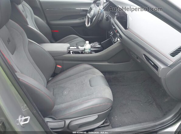 KMHL14JC4PA261545 2023 HYUNDAI SONATA Gray Вид салону спереду