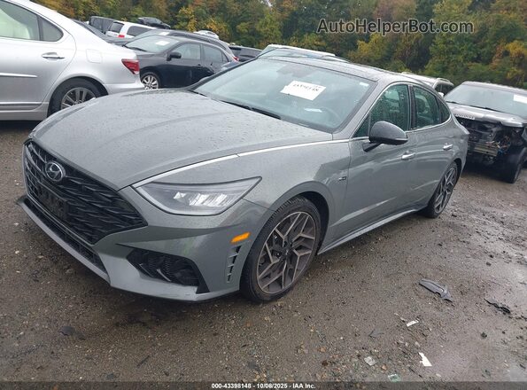 KMHL14JC4PA261545 2023 HYUNDAI SONATA Gray Передня ліва чверть
