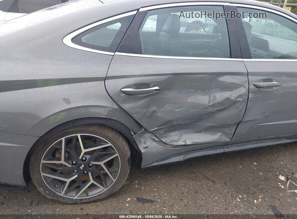 KMHL14JC4PA261545 2023 HYUNDAI SONATA Gray Вид спереду