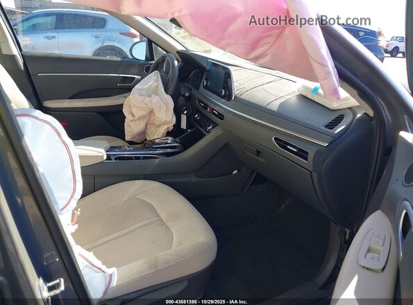 KMHL24JA6NA225512 2022 HYUNDAI SONATA Серый Вид салона спереди