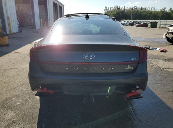 KMHL44J25PA283214 2023 HYUNDAI SONATA Charcoal Vista trasera