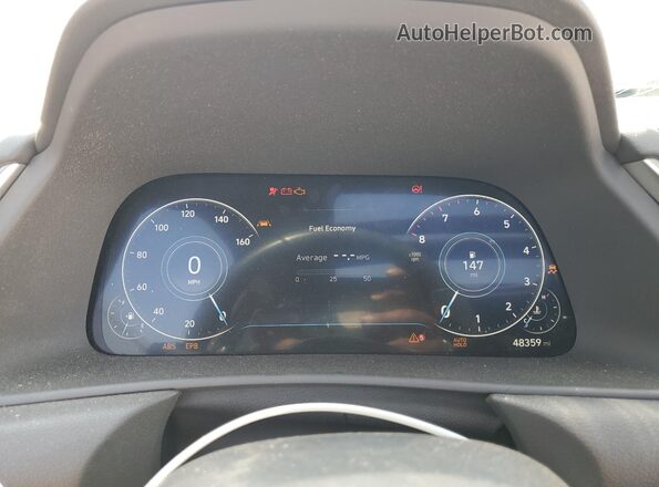 KMHL44J25PA283214 2023 HYUNDAI SONATA Charcoal Vista del cuadro de instrumentos
