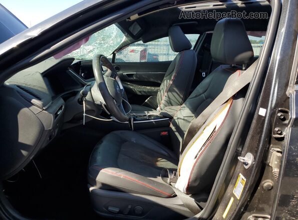 KMHL44J25PA283214 2023 HYUNDAI SONATA Charcoal Vista interior delantera