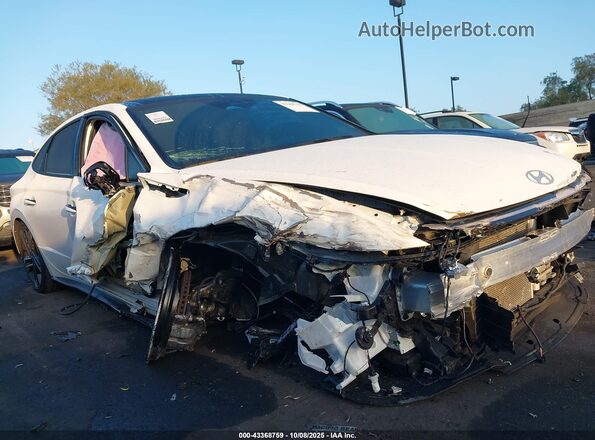 KMHL54JC0RA410282 2024 HYUNDAI SONATA Белый Вид спереди