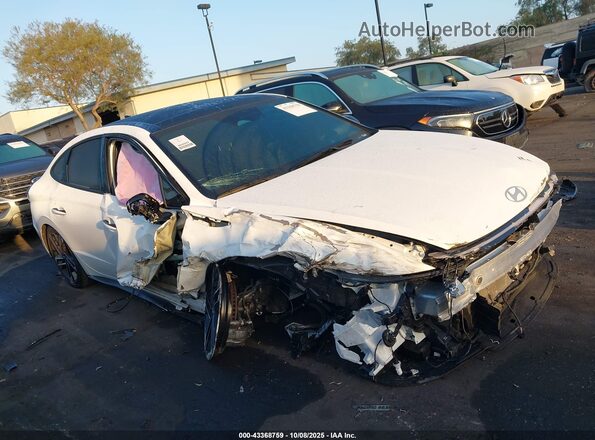 KMHL54JC0RA410282 2024 HYUNDAI SONATA Белый Панорамный вид салона 360°