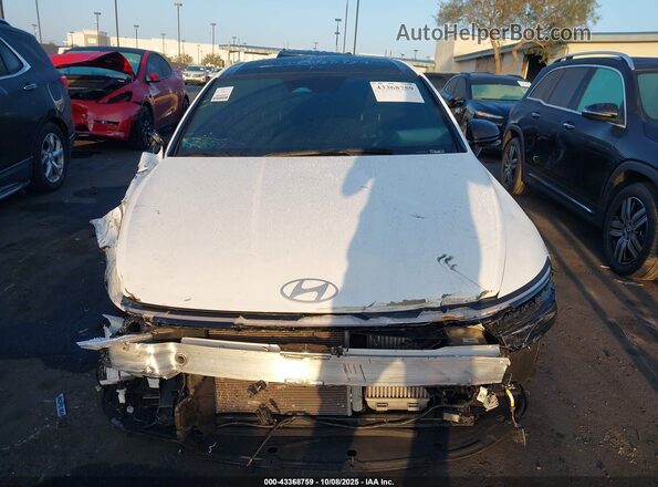 KMHL54JC0RA410282 2024 HYUNDAI SONATA Белый Вид задней части салона
