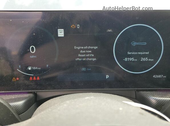 KMHL54JC5SA434356 2025 HYUNDAI SONATA Gray Սարքավորումների վահանակի տեսք