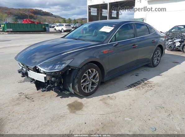 KMHL64JA5NA174167 2022 HYUNDAI SONATA Серый Передняя левая четверть