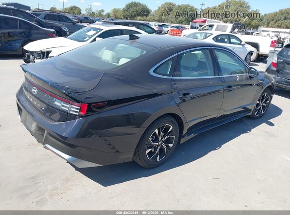 KMHL64JAXSA439998 2025 HYUNDAI SONATA Черный Задняя правая четверть