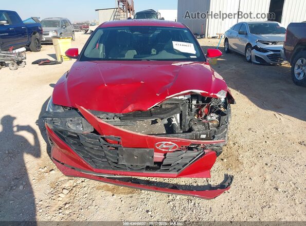 KMHLM4AG2NU294341 2022 HYUNDAI ELANTRA Burgundy 