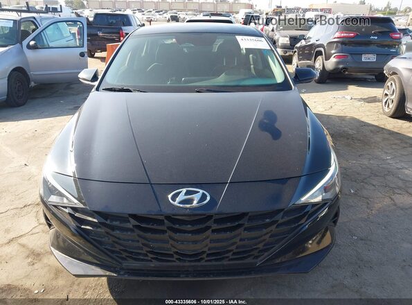 KMHLM4AJ4PU090008 2023 HYUNDAI ELANTRA HYBRID Black ხელსაწყოთა პანელის ხედი