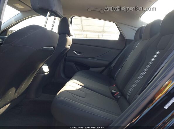 KMHLM4AJ4PU090008 2023 HYUNDAI ELANTRA HYBRID Black VIN კოდის სტიკერის ხედი