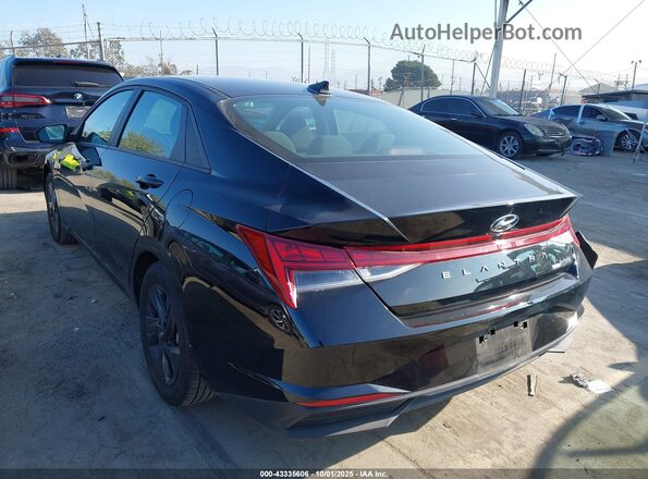 KMHLM4AJ4PU090008 2023 HYUNDAI ELANTRA HYBRID Black უკანა მარცხენა
