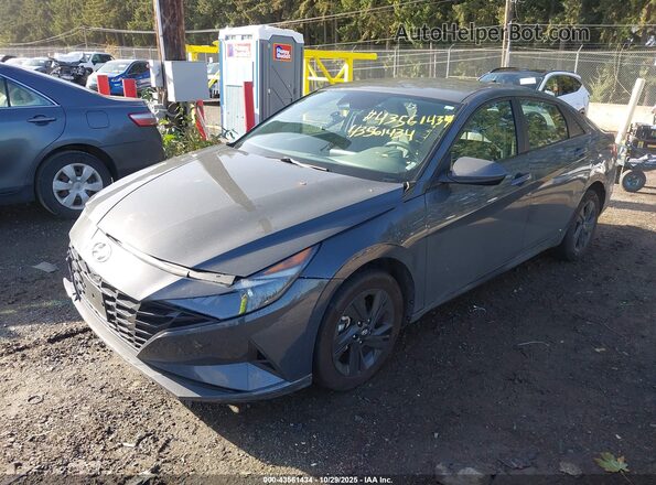 KMHLM4AJ5PU082807 2023 HYUNDAI ELANTRA HYBRID Gray 