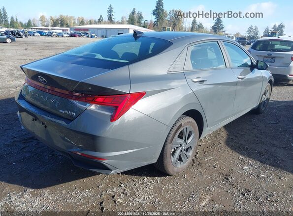 KMHLM4AJ5PU082807 2023 HYUNDAI ELANTRA HYBRID Gray 