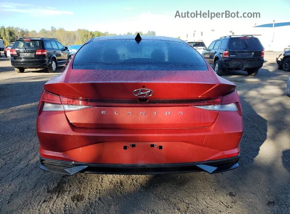 KMHLN4AG5MU098292 2021 HYUNDAI ELANTRA Red 