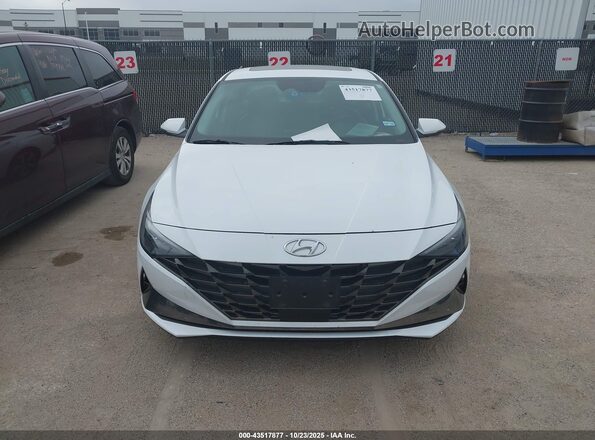KMHLN4AJ0MU007859 2021 HYUNDAI ELANTRA HYBRID Белый Вид щитка приборов