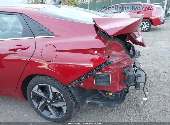 KMHLN4AJ9PU041674 2023 HYUNDAI ELANTRA HYBRID Red Front view