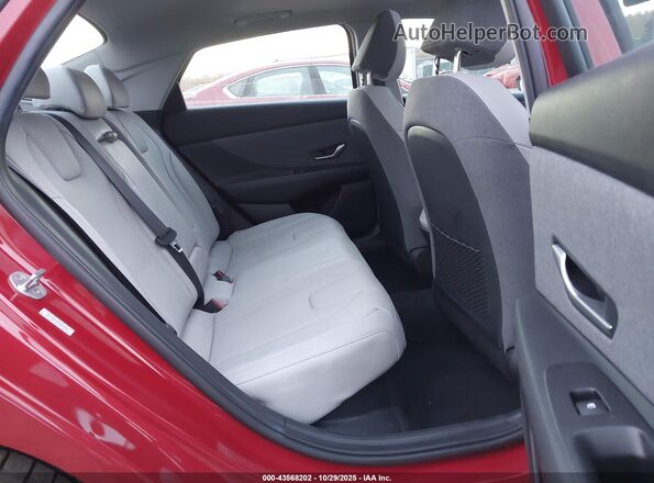 KMHLN4AJ9PU041674 2023 HYUNDAI ELANTRA HYBRID Red VIN sticker view
