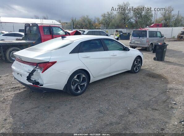 KMHLN4AJ9PU046969 2023 HYUNDAI ELANTRA HYBRID White 