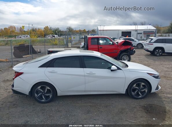 KMHLN4AJ9PU046969 2023 HYUNDAI ELANTRA HYBRID White 