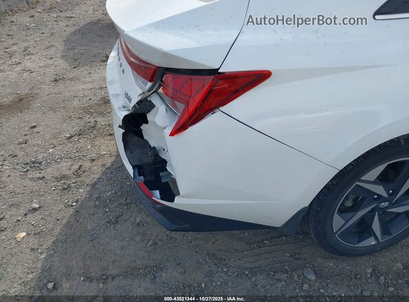 KMHLN4AJ9PU046969 2023 HYUNDAI ELANTRA HYBRID White 