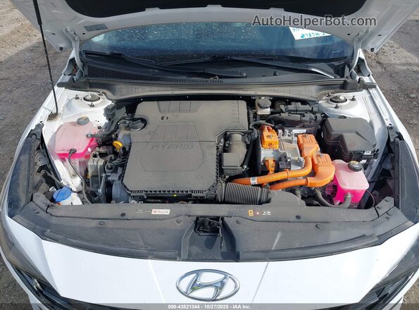 KMHLN4AJ9PU046969 2023 HYUNDAI ELANTRA HYBRID White 