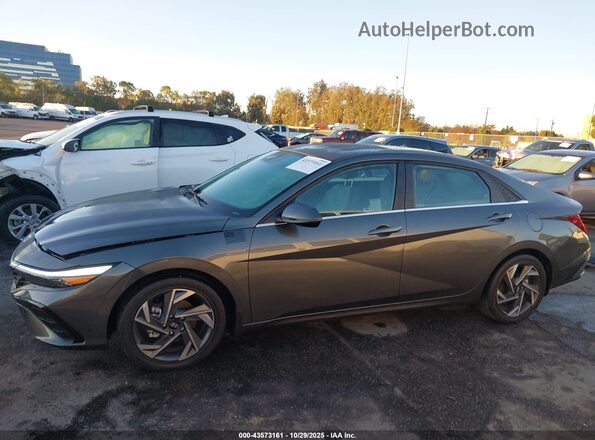 KMHLN4DJ2RU093761 2024 HYUNDAI ELANTRA HYBRID Gray 