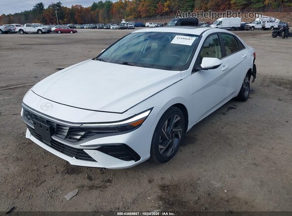 KMHLN4DJ6RU094282 2024 HYUNDAI ELANTRA HYBRID White 