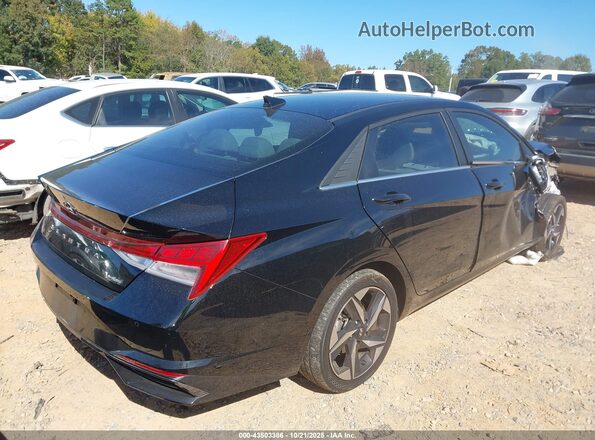 KMHLP4AG0NU337243 2022 HYUNDAI ELANTRA Black Trasero derecho