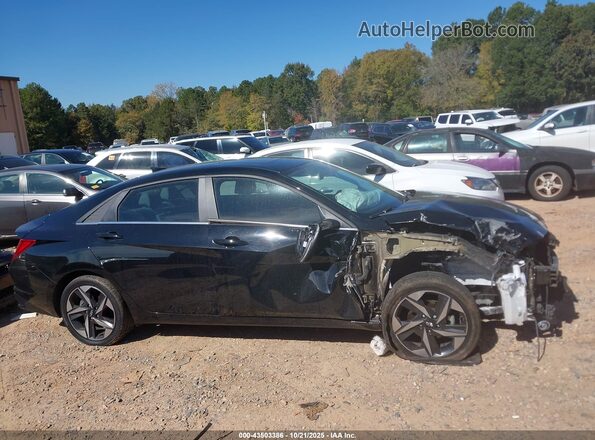 KMHLP4AG0NU337243 2022 HYUNDAI ELANTRA Black Vista interior trasera