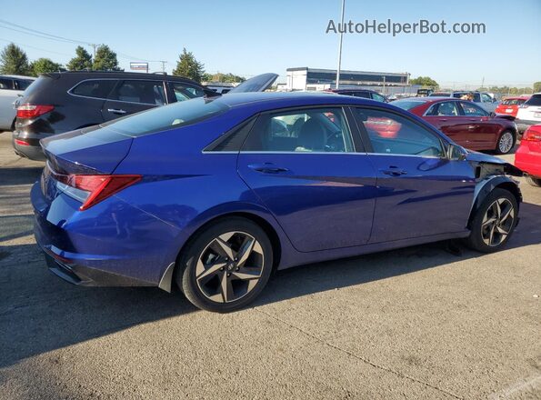 KMHLP4AG1PU493939 2023 HYUNDAI ELANTRA Blue 