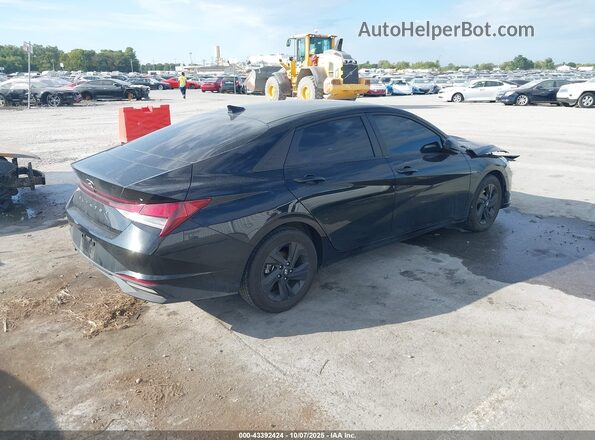 KMHLS4AG0MU194033 2021 HYUNDAI ELANTRA Black Tył prawy