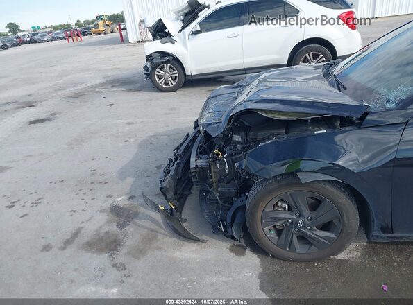 KMHLS4AG0MU194033 2021 HYUNDAI ELANTRA Black Widok z przodu