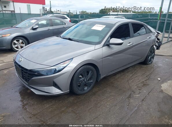 KMHLS4AG0NU314818 2022 HYUNDAI ELANTRA Gray Przód lewy
