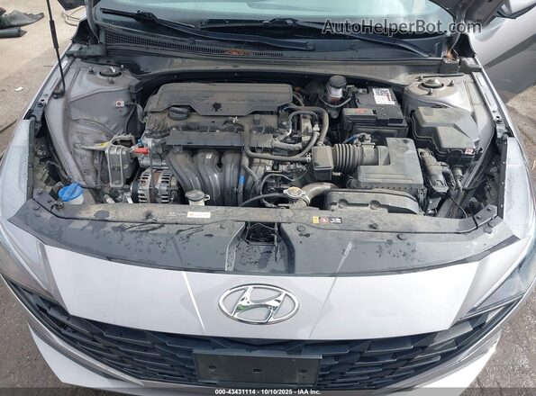 KMHLS4AG0NU314818 2022 HYUNDAI ELANTRA Gray Widok z tyłu