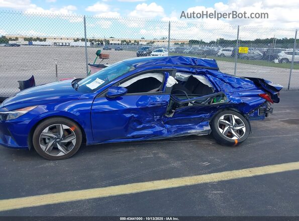 KMHLS4AG3PU461105 2023 HYUNDAI ELANTRA Blue Vista frontal
