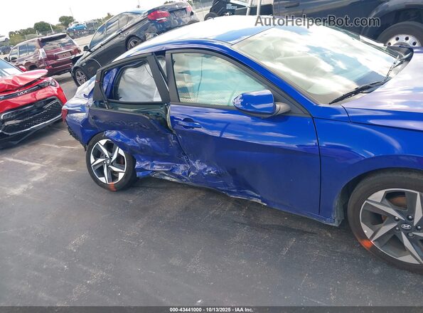 KMHLS4AG3PU461105 2023 HYUNDAI ELANTRA Blue 