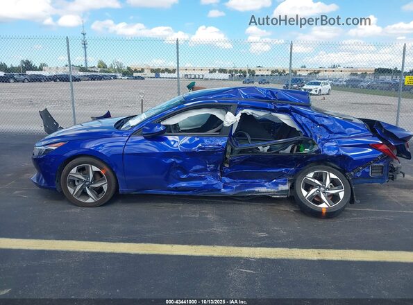 KMHLS4AG3PU461105 2023 HYUNDAI ELANTRA Blue Vista interior de 360 grados