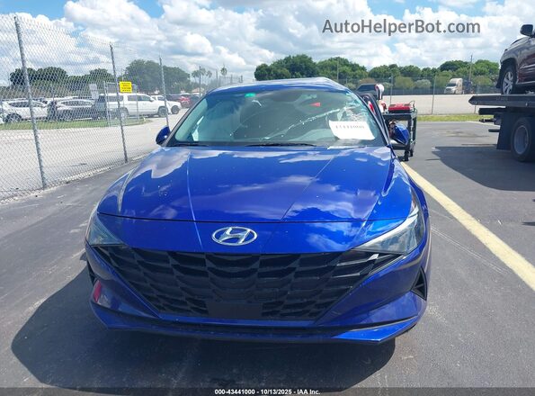 KMHLS4AG3PU461105 2023 HYUNDAI ELANTRA Blue Vista del cuadro de instrumentos